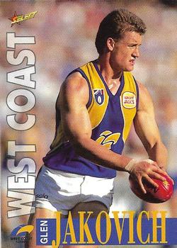 1996 Select AFL #57 Glen Jakovich Front